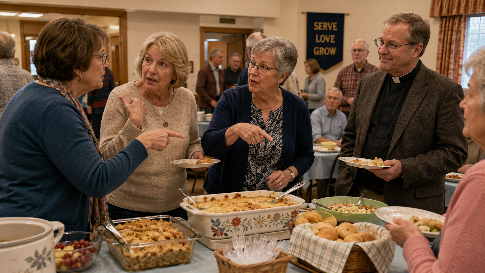 sin-sniffers-communal-potluck-casserole-debate